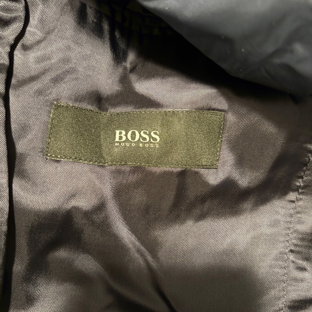 BOSS Hugo Boss Men's Navy Blazer with Removable Vest Size 42R - Picture 4 of 5